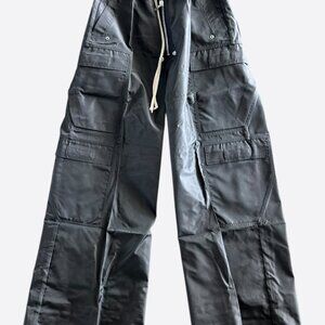Rick Owens Black Cargo Bela Jumbo Pants